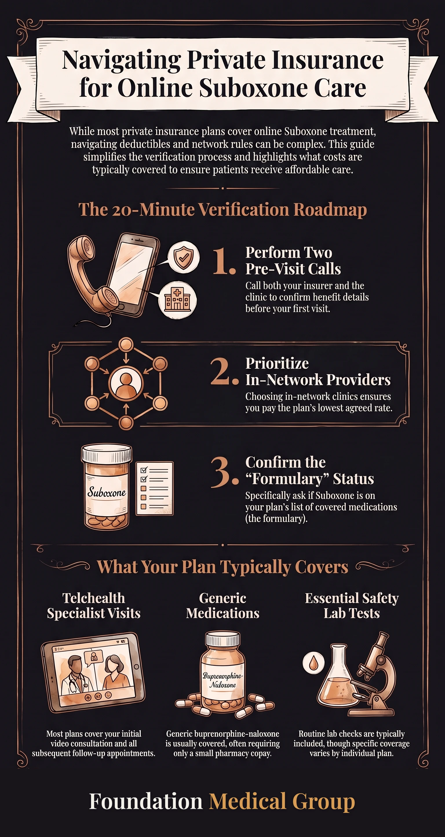 Infographic: Online Suboxone Doctors That Take Insurance: A Guide