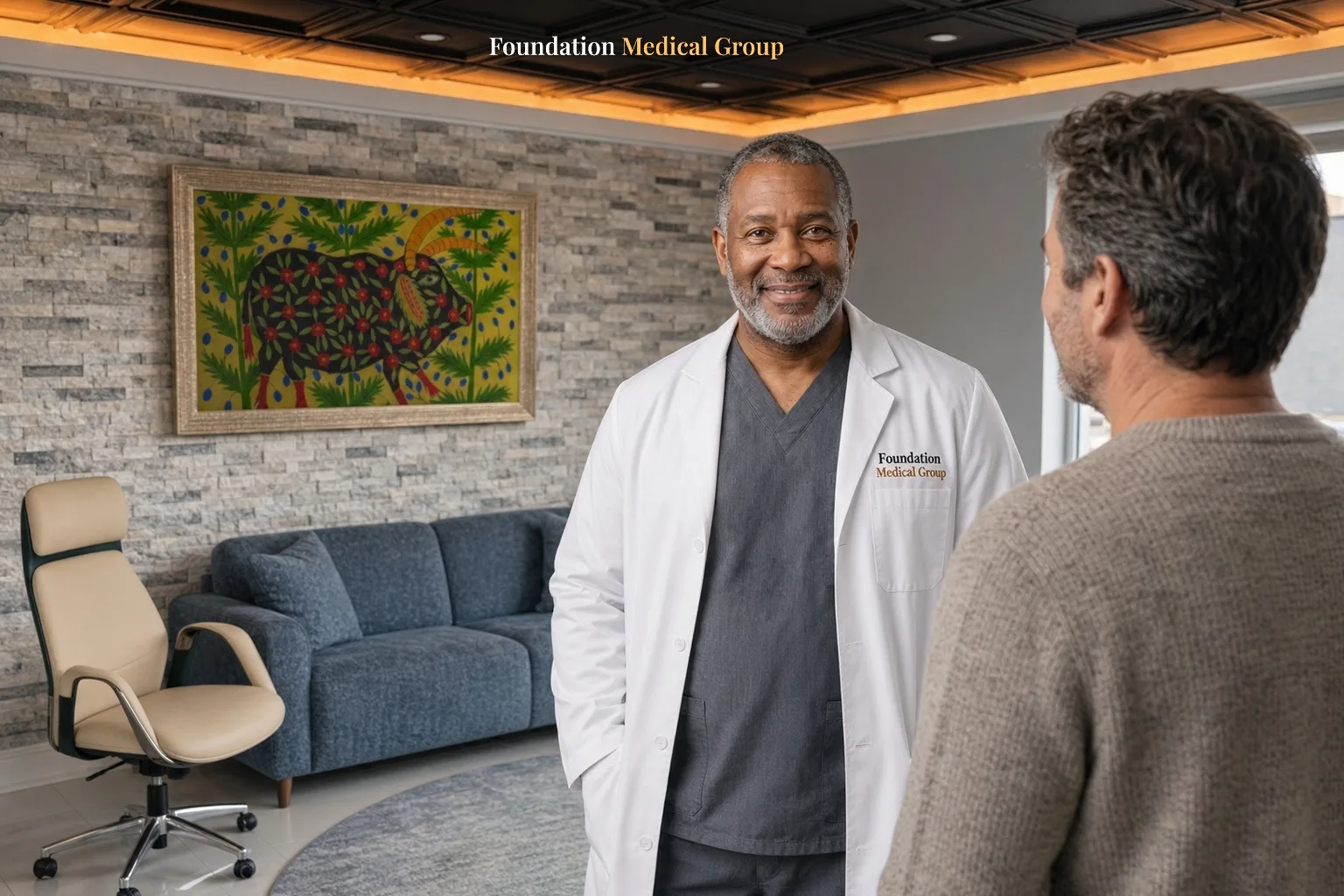 A clinician talks with a patient on Suboxone about chronic pain options