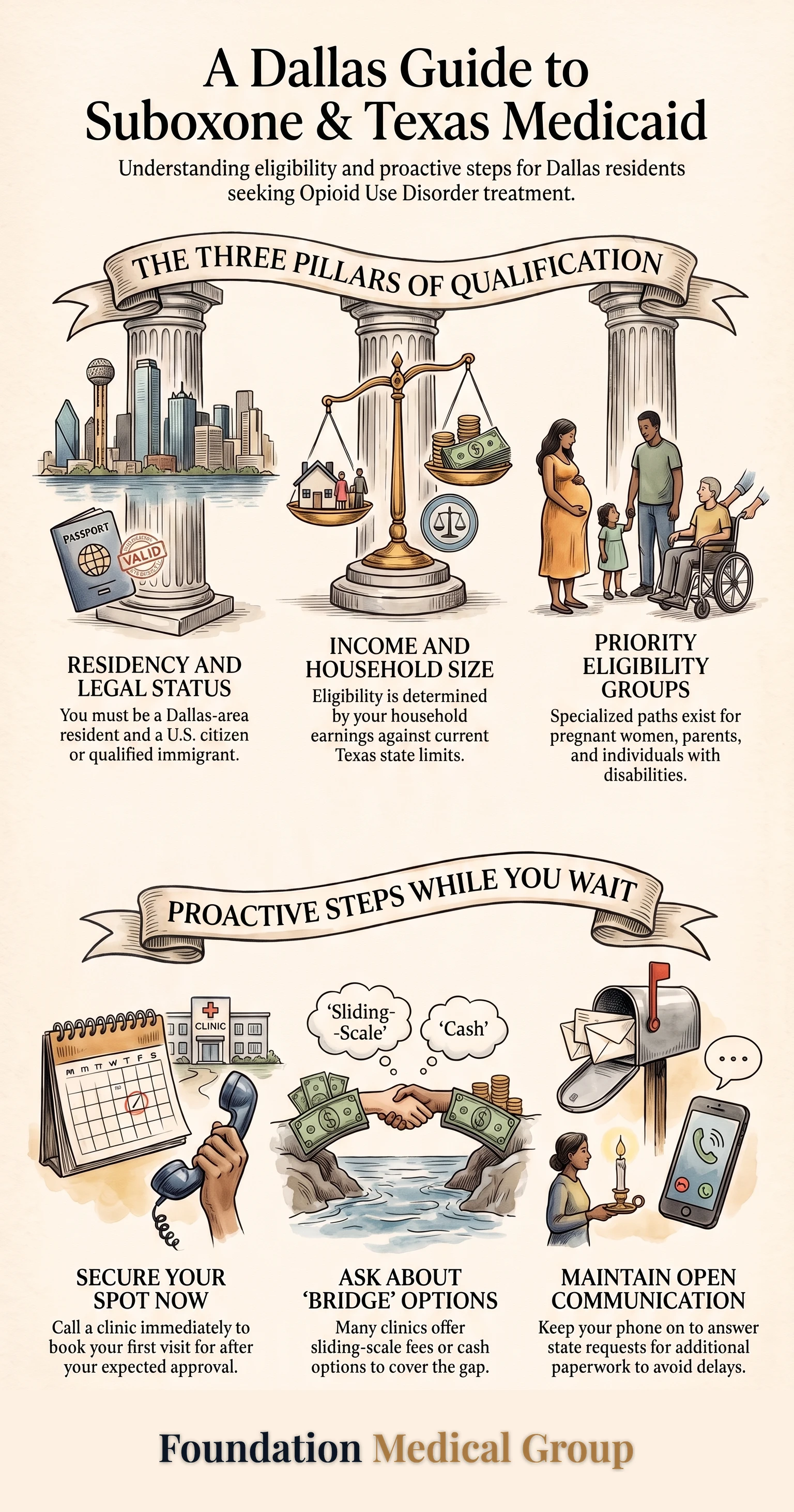 Infographic: Suboxone Clinic in Dallas: Your Medicaid Options Guide