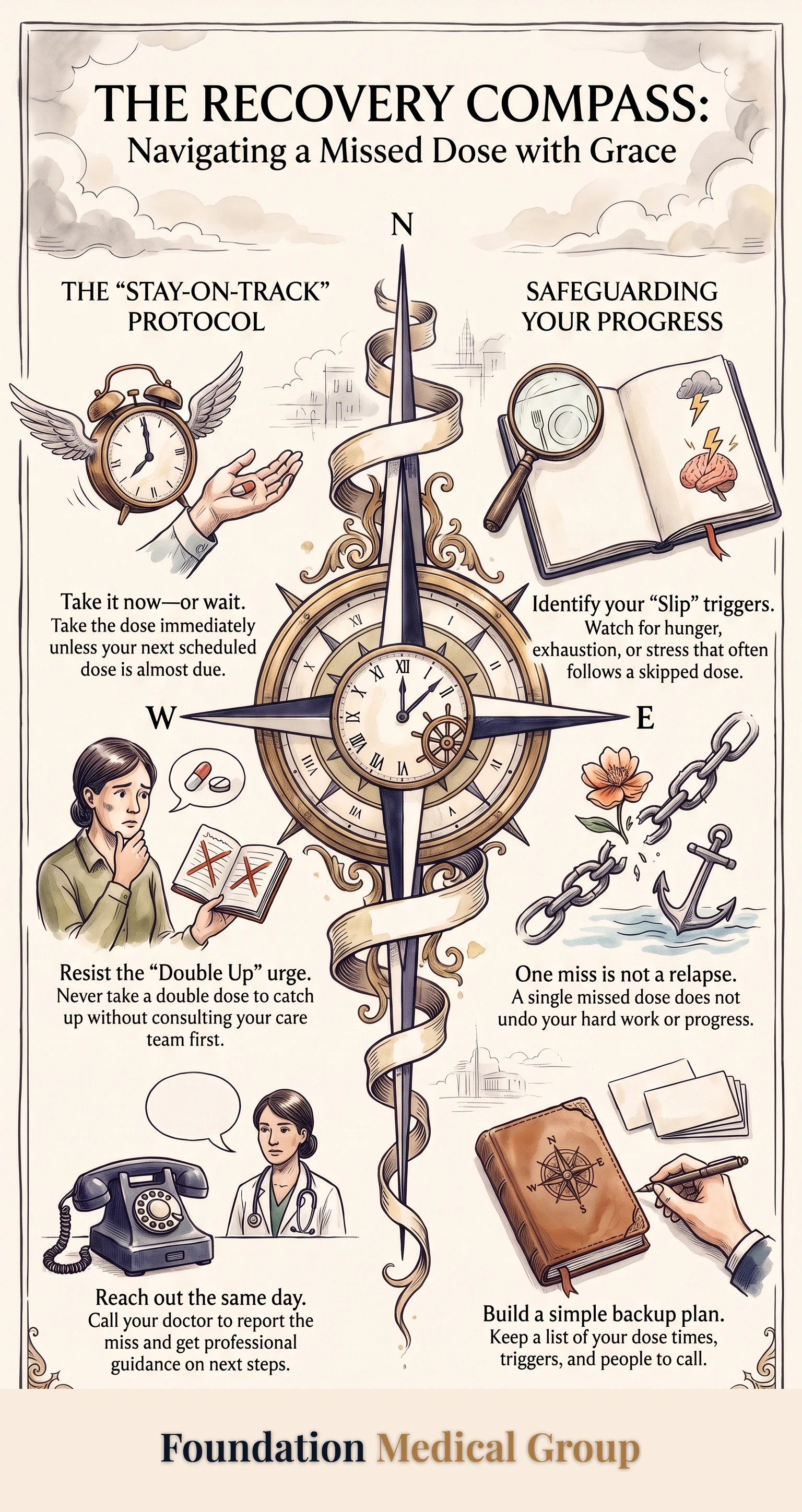 Infographic: Suboxone Doctor in Dallas: What If You Miss a Dose
