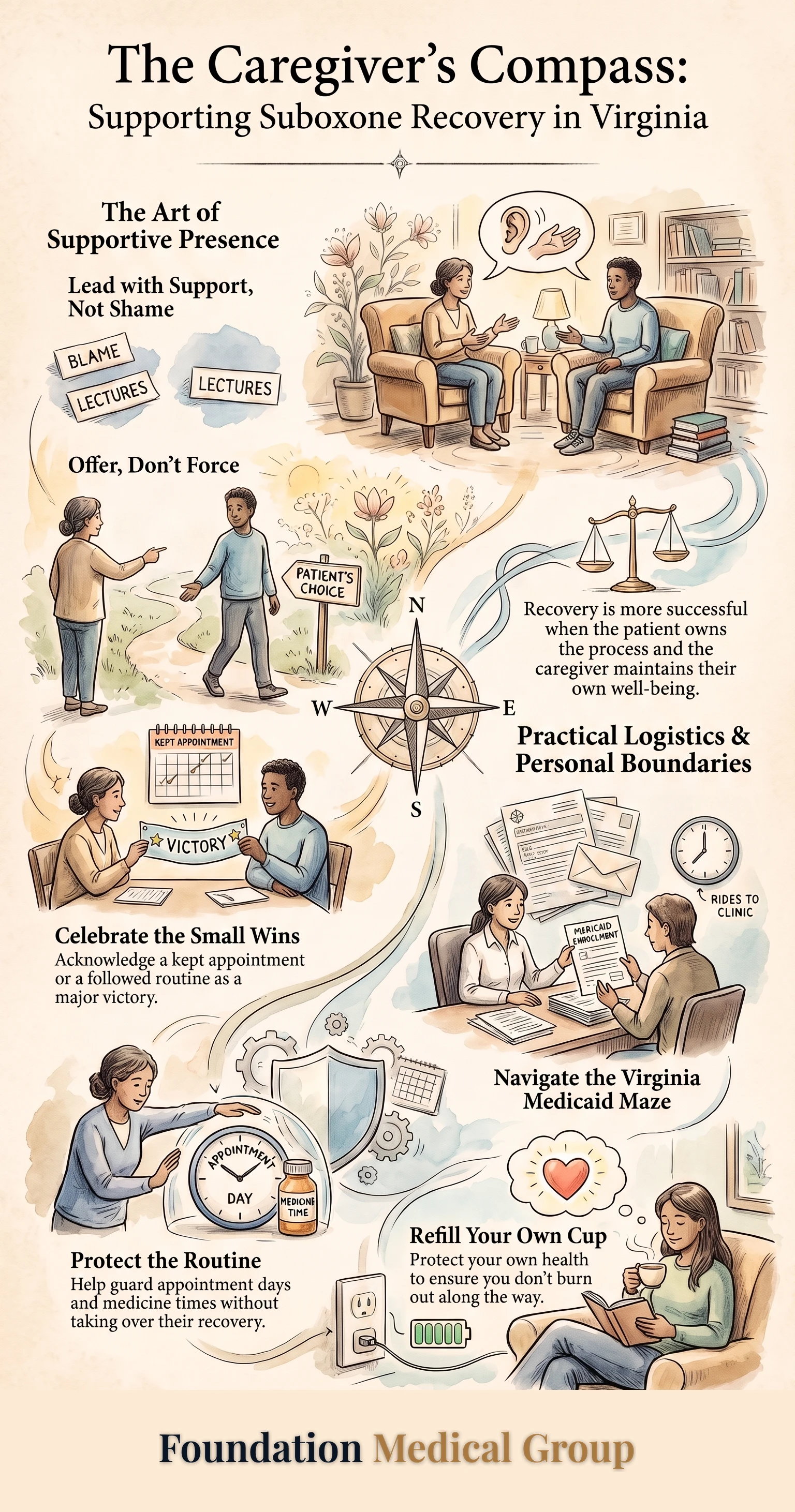 Infographic: Suboxone Clinic in Virginia: How to Support a Loved One