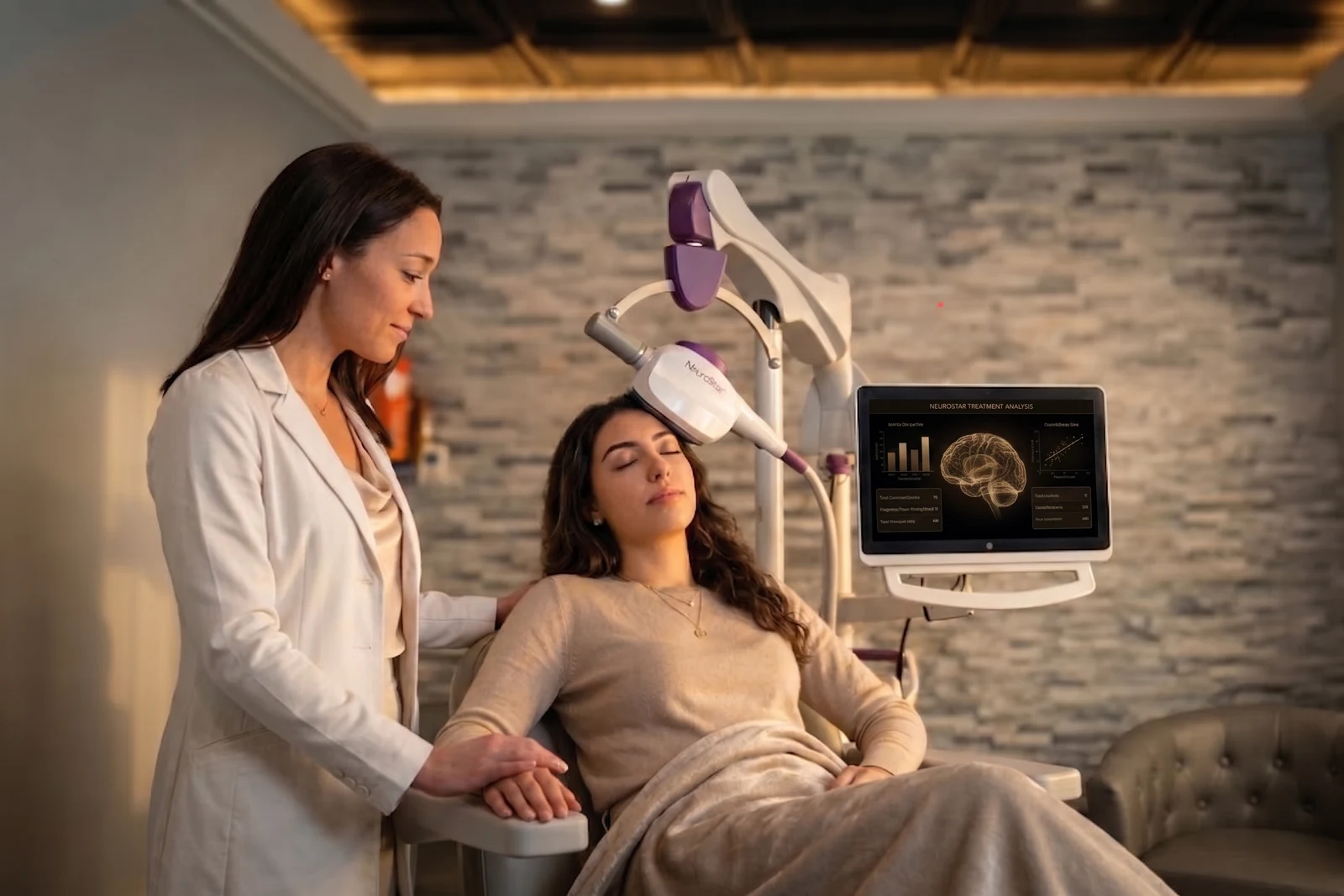 TMS Therapy treatment environment at Foundation Medical Group